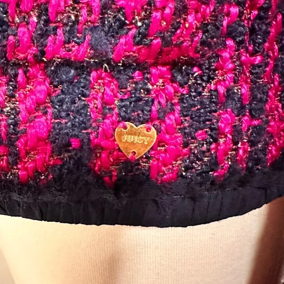 Juicy Couture Tweed Cardigan Jacket - Picture 4 of 8